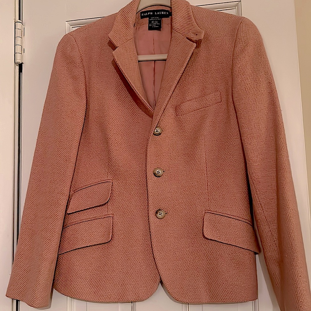 Ralph Lauren Silk & Lambswool Jacket Sz 10